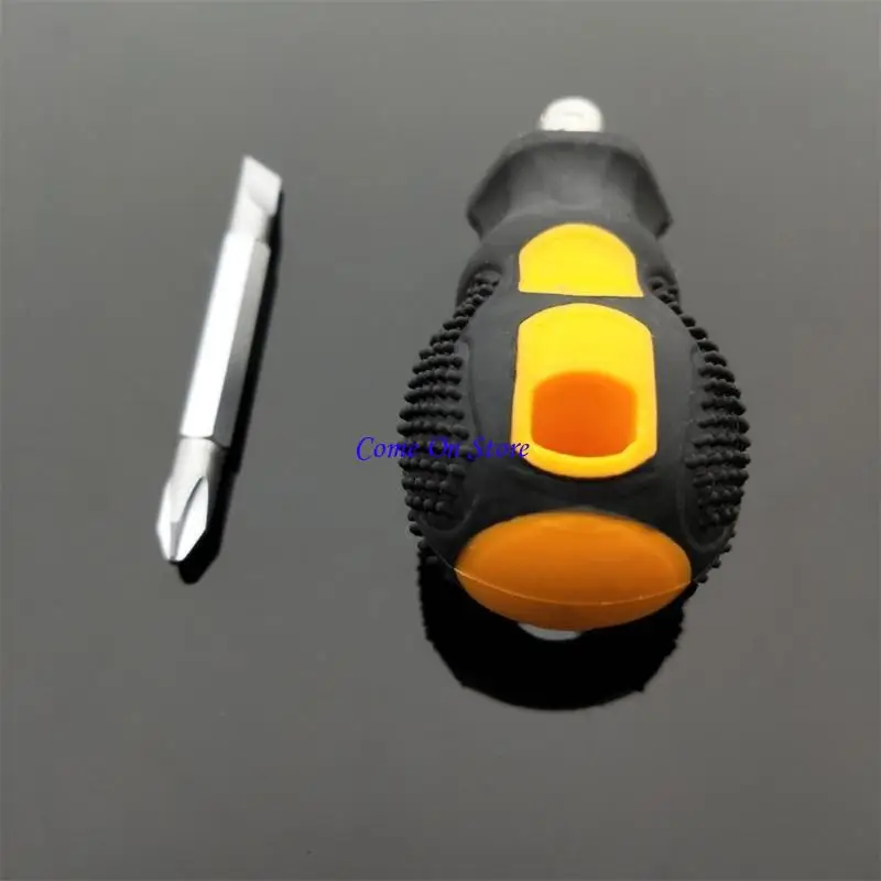 

M6CF Short Handle Screwdriver Set Mini Portable Radish Head Flat Crossing Automotive Manual Maintenance