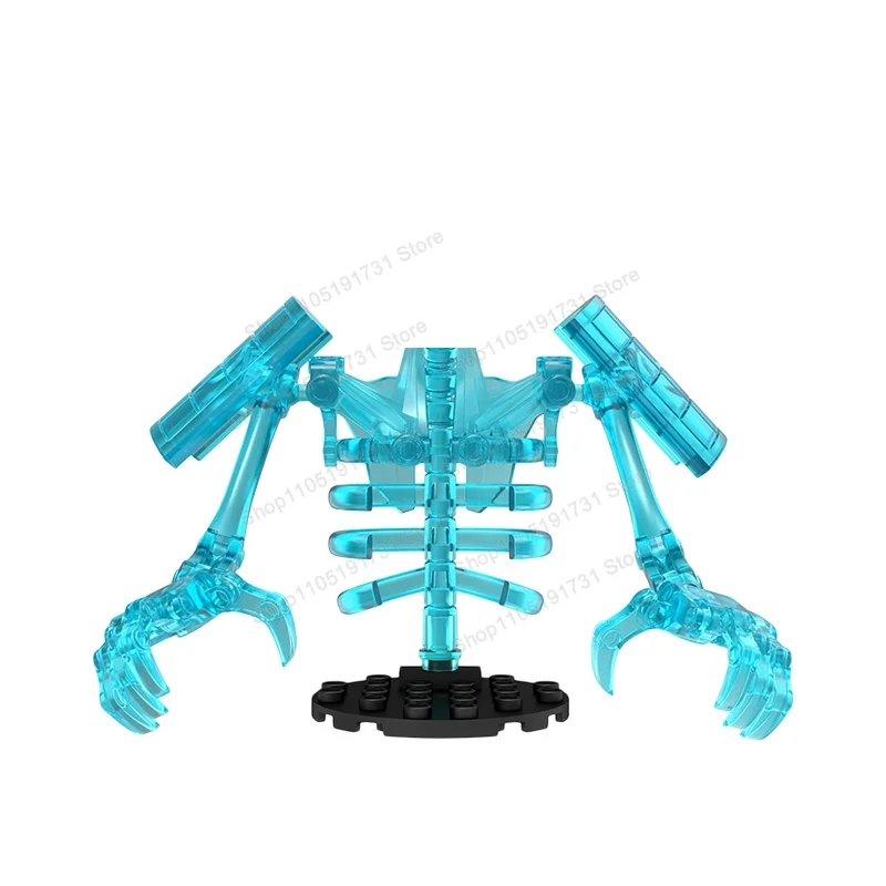 WM6208 WM6167 MOC Blocs de construction mobiles Anime Cartoon Mini figurine d'action Assemblage de briques Jouets Cadeaux d'anniversaire pour enfants