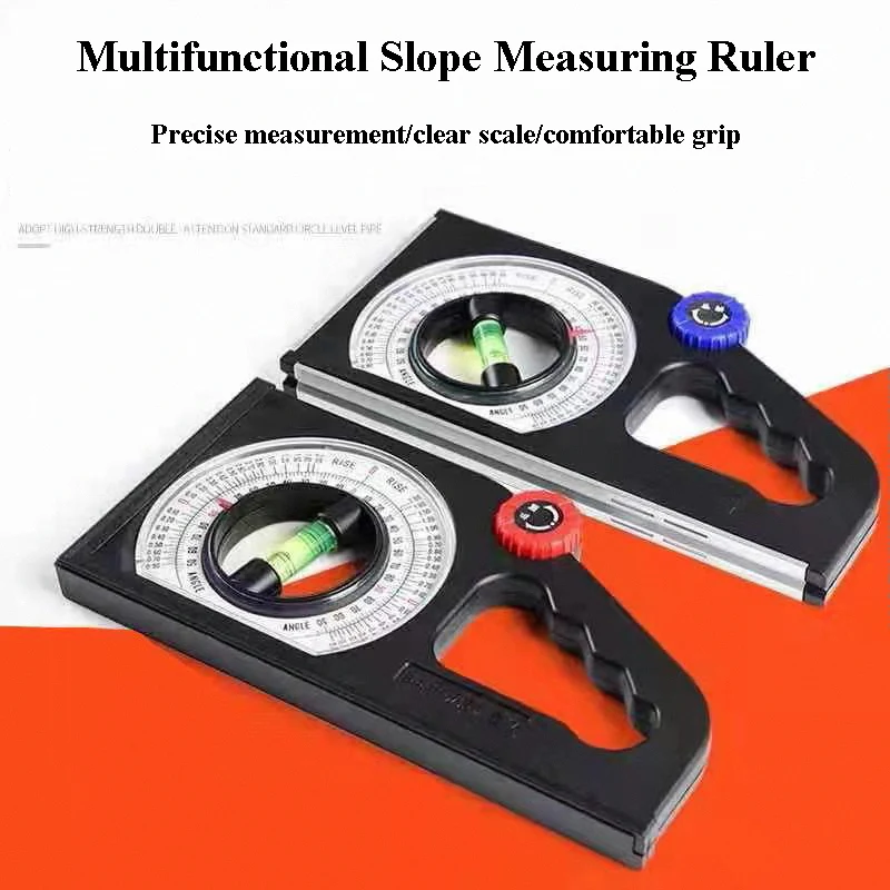 High Precision Angle Slope Measuring Instrument Magnetic Level Bubble Inclinometer Protractor Angle Finder Slope Scale Level