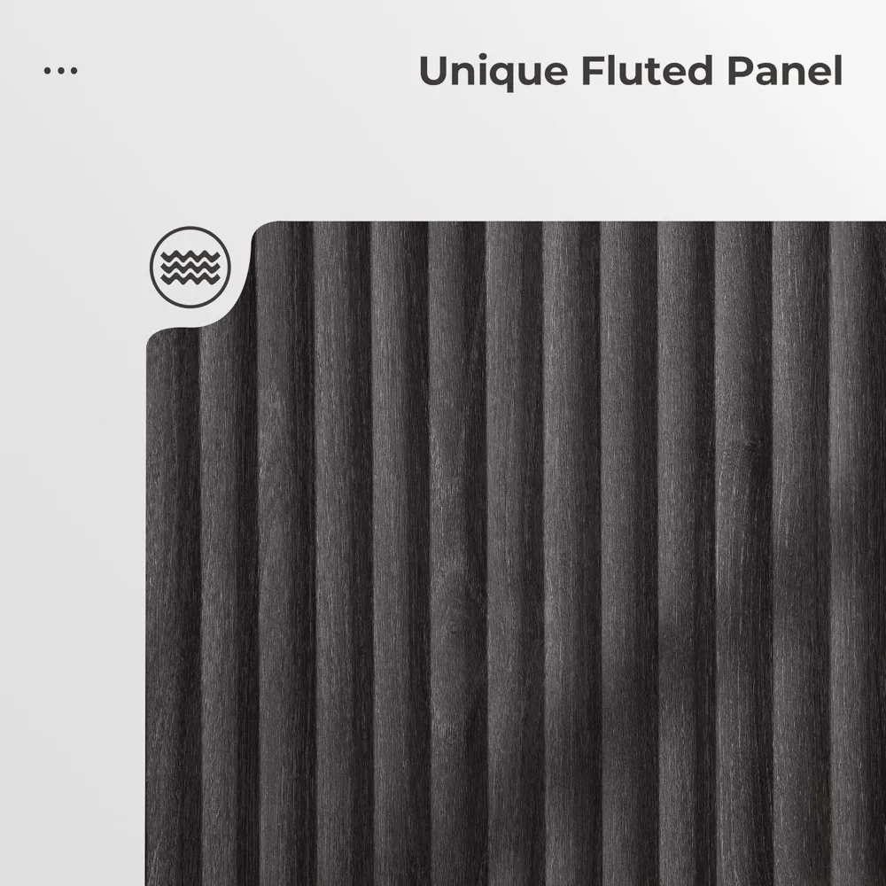 خزانة أحذية بطول 44 بوصة، منظم تخزين كبير، رف أحذية حديث مع أبواب و4 أرفف، خزانة ذات 6 طبقات قائمة بذاتها في منتصف القرن