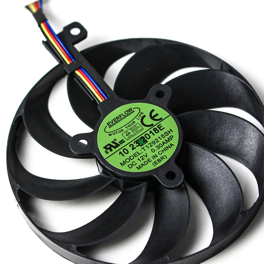 T129215SH Graphics Card Fan For ASUS RTX 2060 2070 2080 5700 GPU Cooler Video Card Replacement Fan Cooler