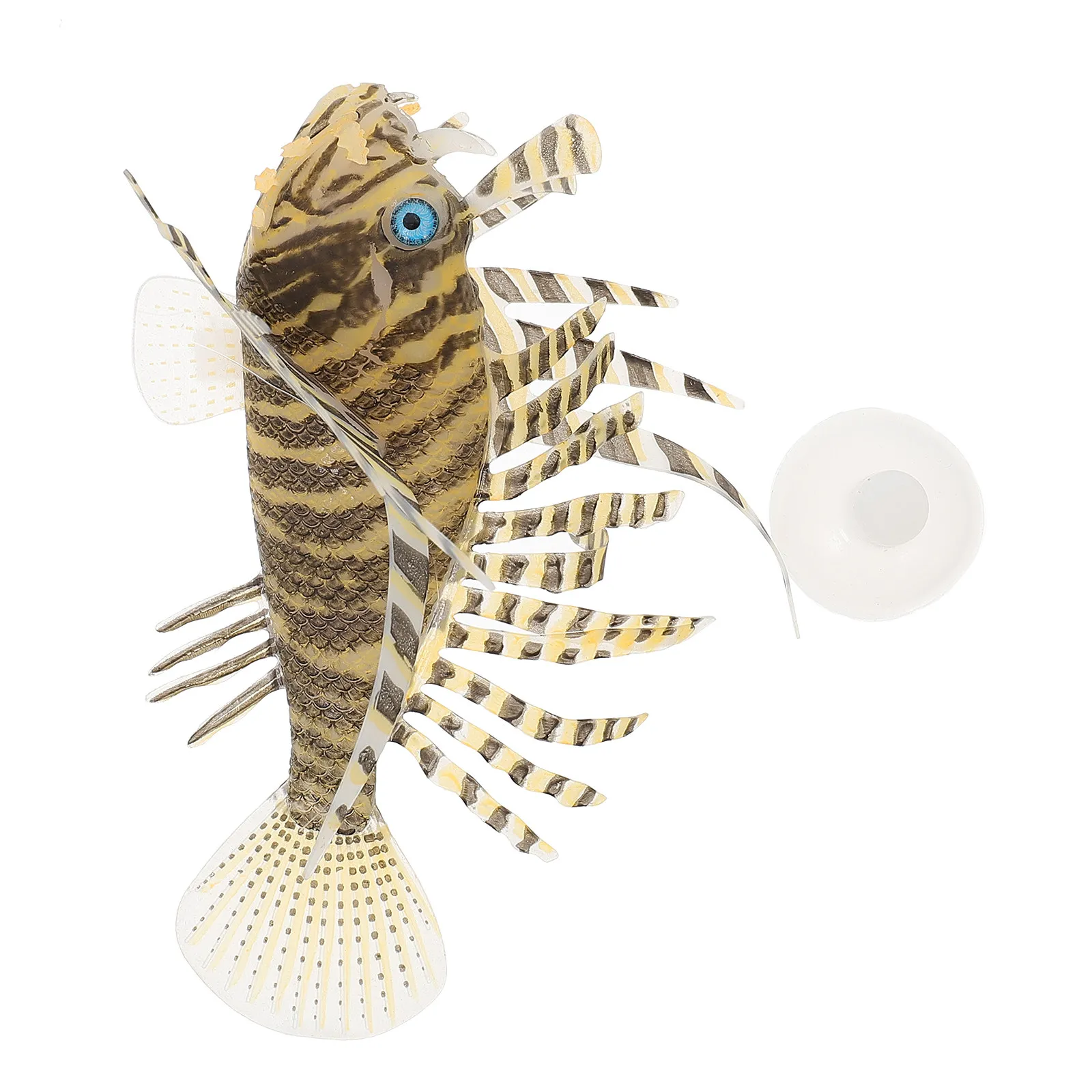 

1Pcs Silicone Fish Tank Decor Artificial Fish Ornament Creative Aquarium Landscaping Decor Fine Craftsmanship Lifelike Detail