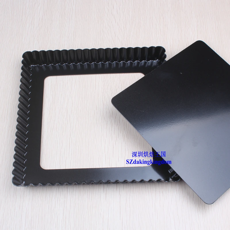 

Black Square Baking Mold Template Pizza Pan Pie dish Chrysanthemum Decorating Tools