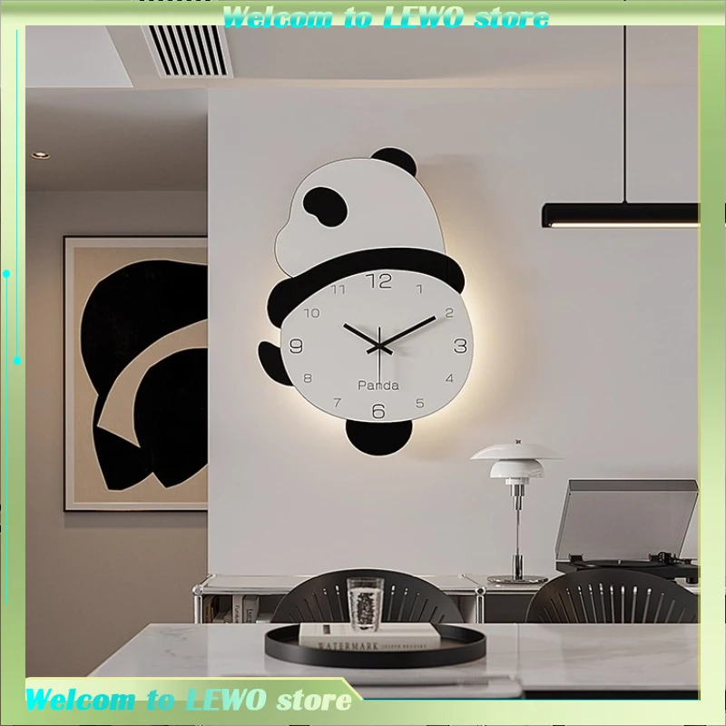 

Silent Chic Wall Clock Kids Room Aesthetic Cute Room Wall Clock Modern Design Espelhos Grandes De Parede Home Decorating Items