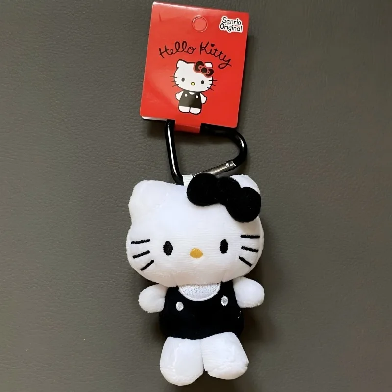 Kawaii Hello Kitty Keychain Cute Cartoon Bag Pendant Plush Doll Charms Car Key Ring Backpack Accessories Women Girl Gifts view 3