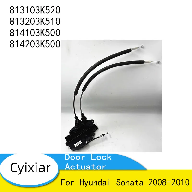 

Новый привод дверного замка, передняя левая сторона водителя, левый для Hyundai Sonata 2008-2010 813103K520 813203K510 814103K500 814203K500