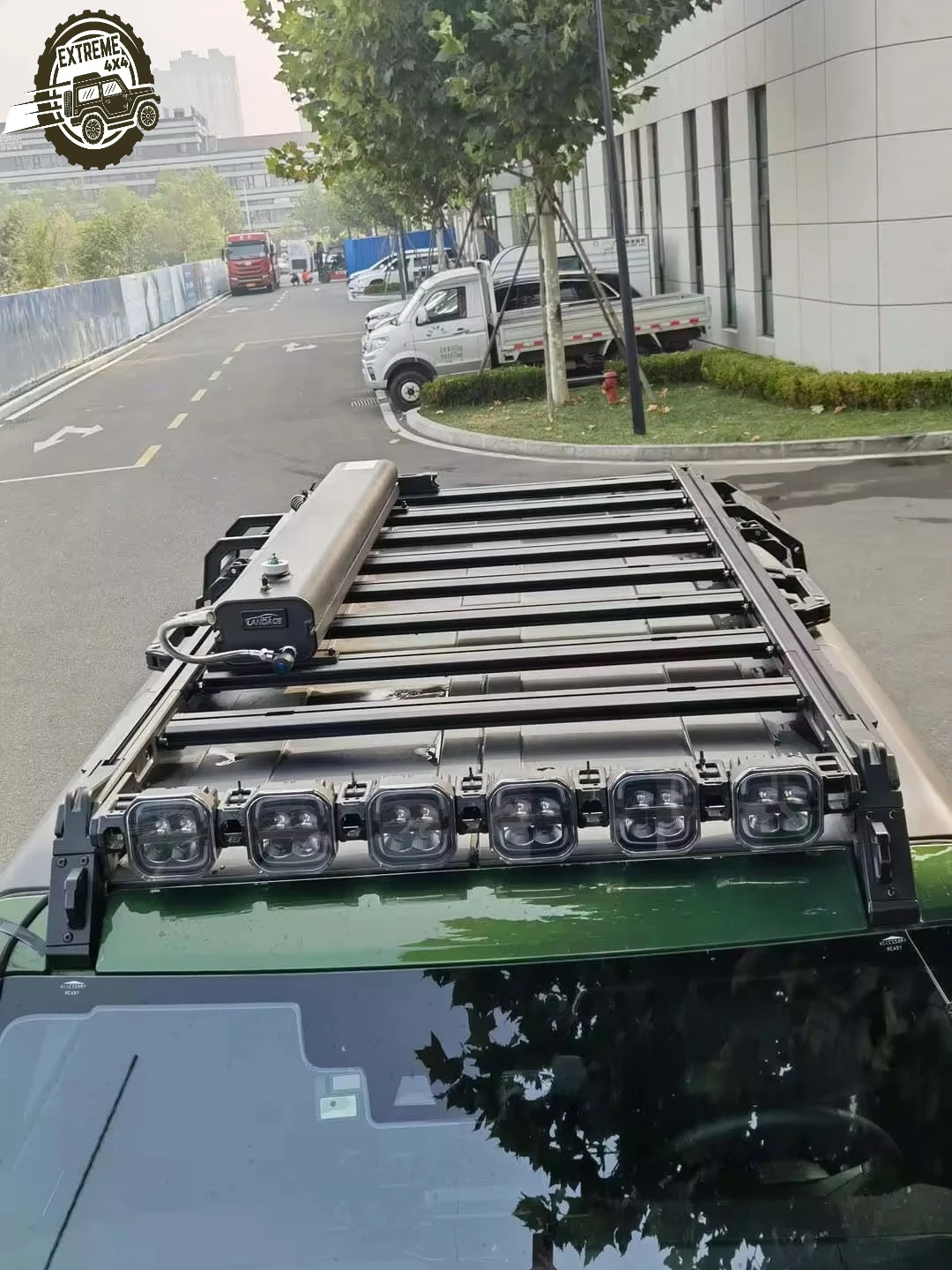 

4x4 Manufacturing Top Mounting Roof Platform CNC Precision Engraving Baggage Carrier Roof Rack for Ford Bronco