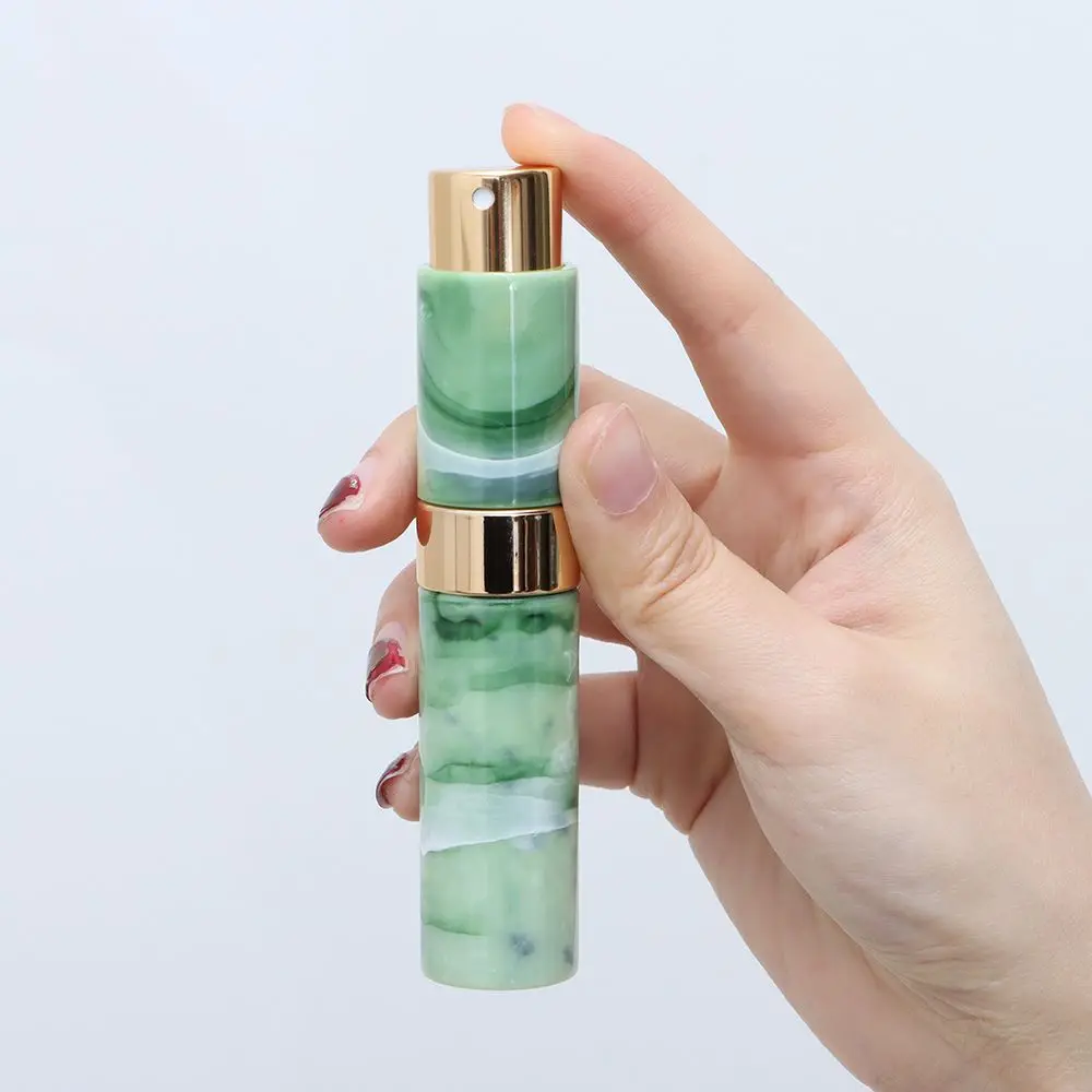 Empty Marble Pattern Portable Refillable Perfume Atomizer Bottles Mini Size Perfume Sprayer