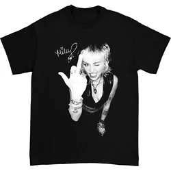 New Miley Cyrus Live Cotton Black S-5XL T-Shirt 1D1390