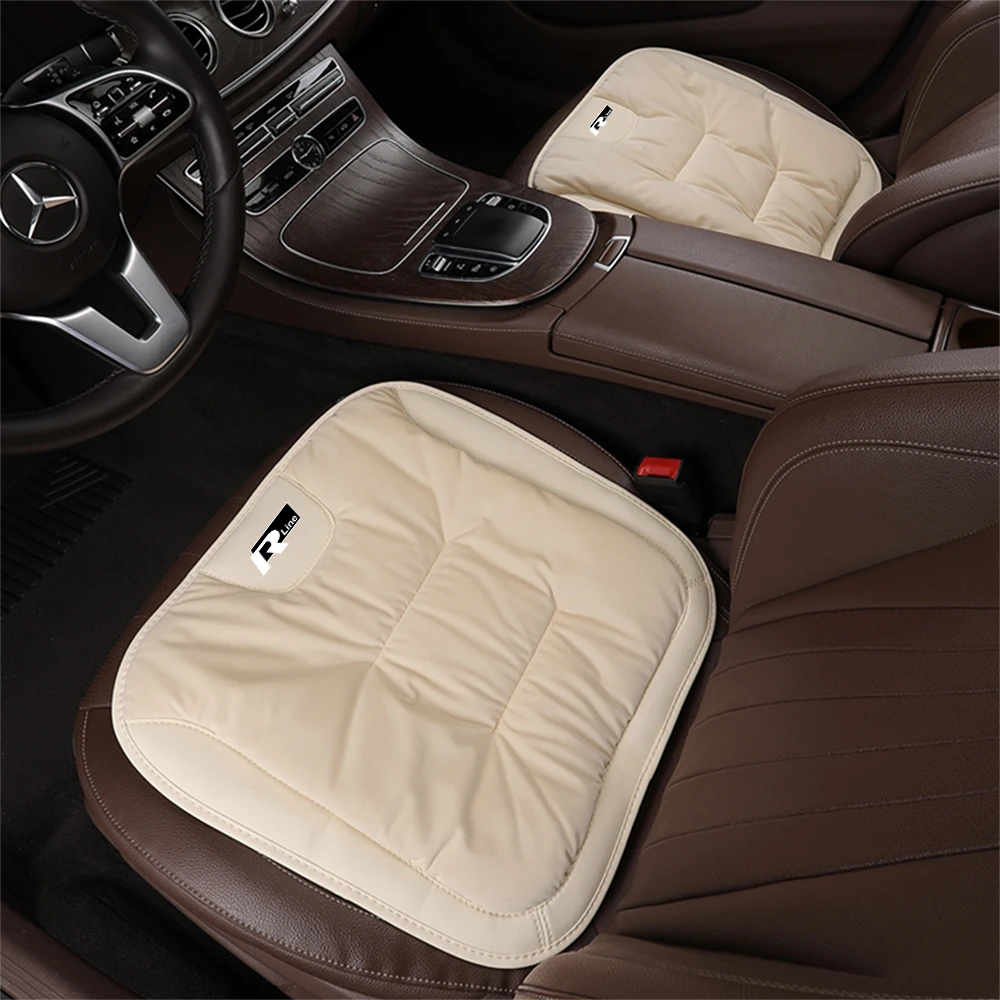 Flannel Car Cushion Seat Cover Auto Supplies Accessories For VW Volkswagen Rline Golf 4 Scirocco CADDY Tiguan Touran TSI TDI GTI