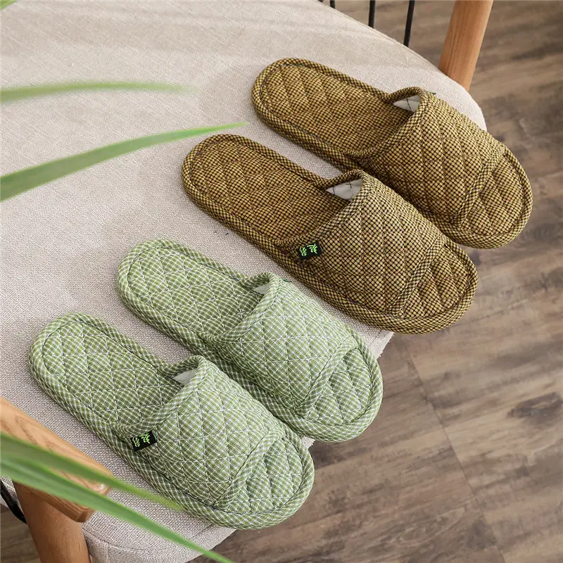 New Cotton Sole Slippers, Silent Floor, Indoor Soft Sole, Machine Washable in Spring, Autumn, Summer, and All Seasons At Home