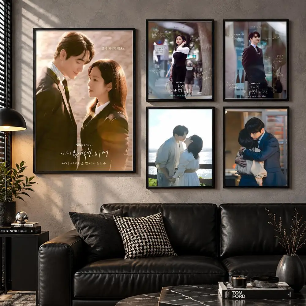 Love Scout Office Romance Caring Bonds Korean TV Drama Series Poster Aesthetic Unframed Wall Prints for Bedroom & Living Room