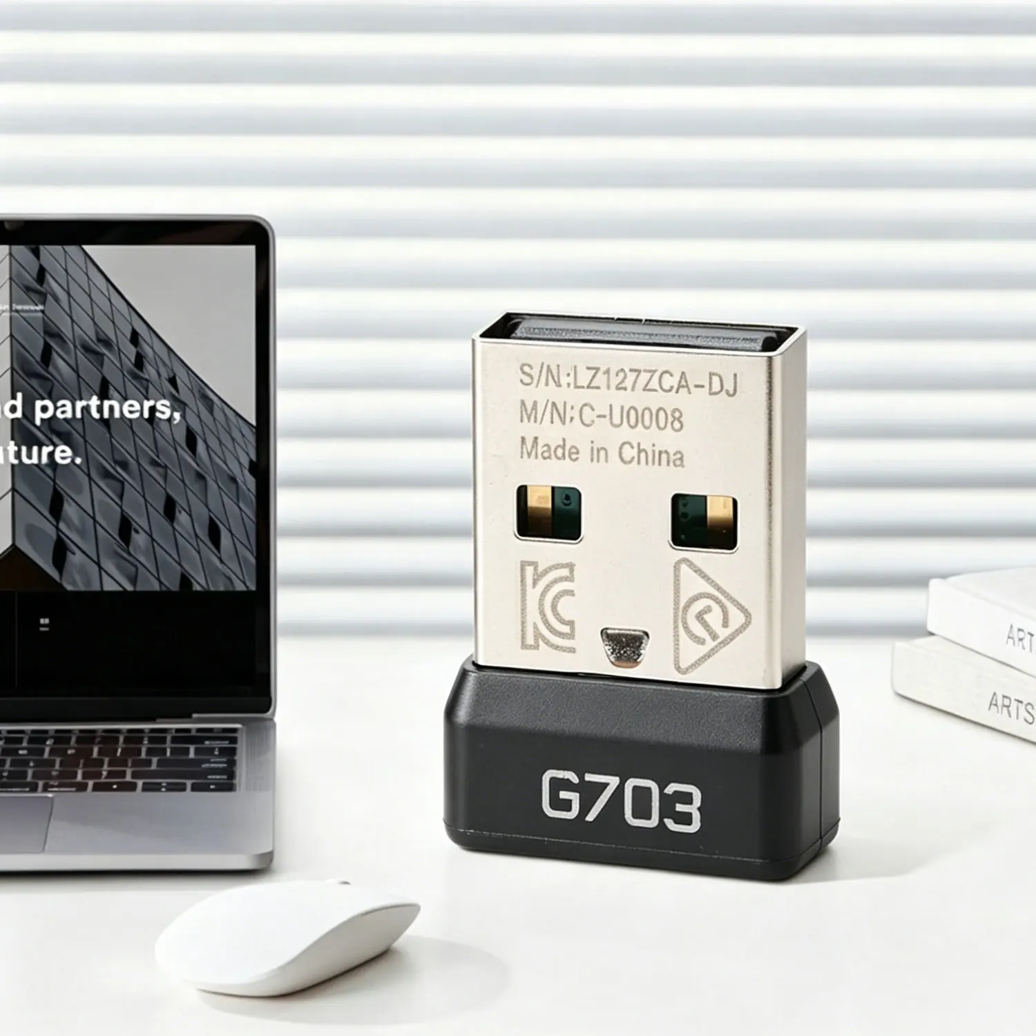 

USB Receiver For Logitech G703 USB Adapter For Mouse Keyboard Wireless Dongle Durability Construction Stable Signals