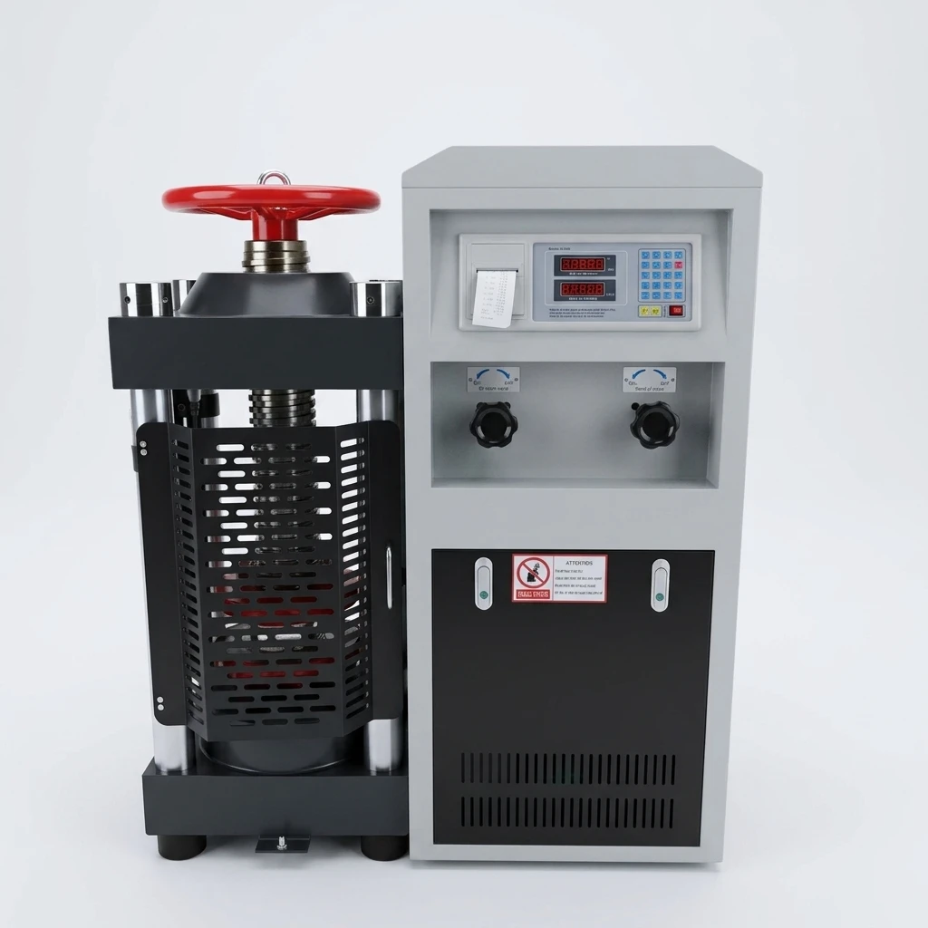 Manual Hydraulic Compression Tester Cement Mortar Compression Test Apparatus ASTM Standard