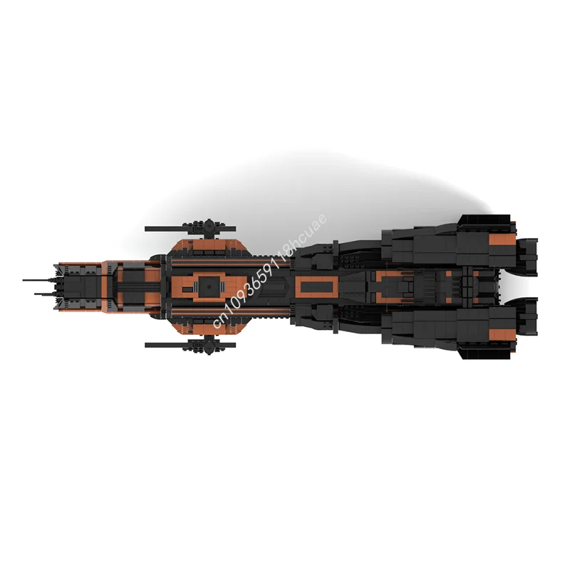 Nuevo 5830 Uds. Moc The Sky Is Vast MCRN Donnager portaaviones creativo niños ladrillo juguete cumpleaños edificio vacaciones regalo bloques