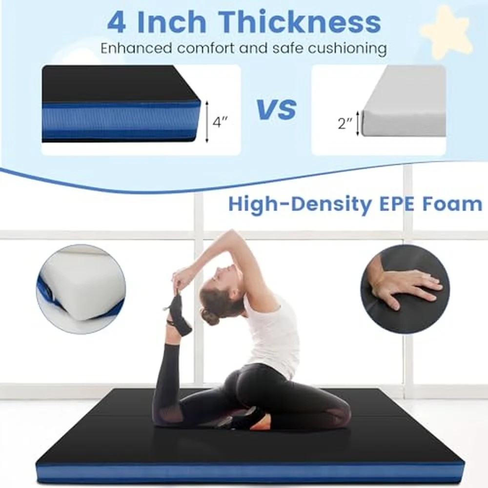 4' x 4' Folding Gymnastics Mat 4