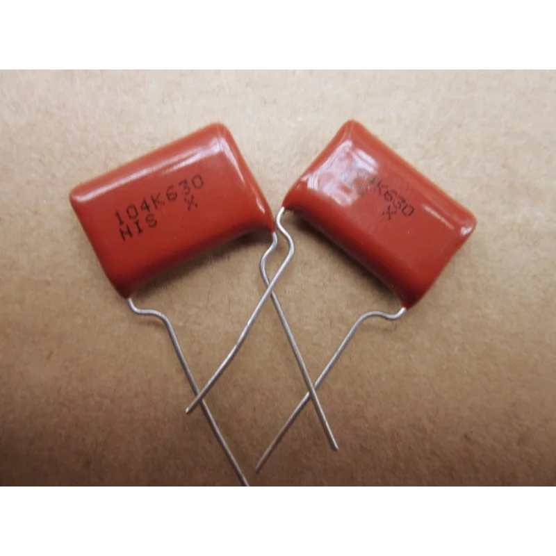 15PCS NISSEI Japanese Precision Thin Film Capacitor 0.1uf 630v 100nf 630v 104 630v Copper Pin 15mm