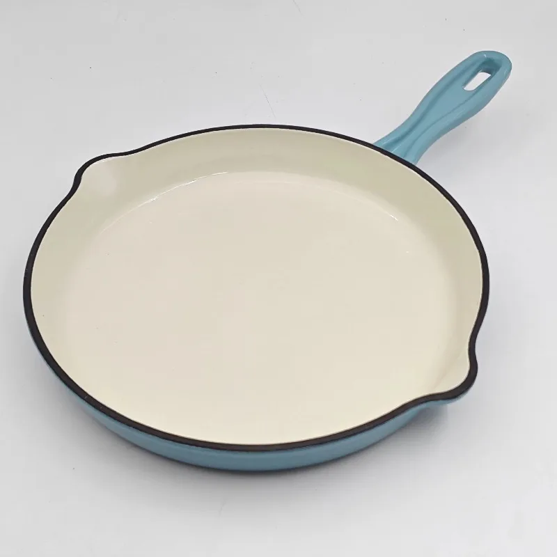 Flat-bottomed frying pan - wok with splash-proof oil - for induction cooker