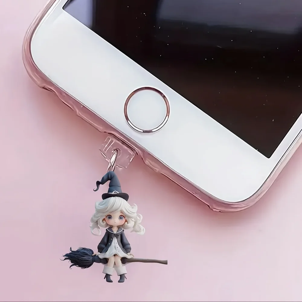 유니버설 먼지 플러그 절묘한 작은 마녀 먼지 플러그 휴 - Phone Accessories For Boys 리뷰 및 가격