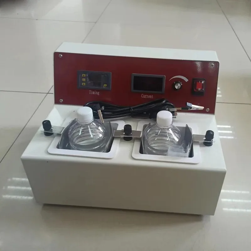 Dental Lab Electrolytic Polisher Polishing Unit with Two Water Bath Precision Dental Equipment for Professional Use