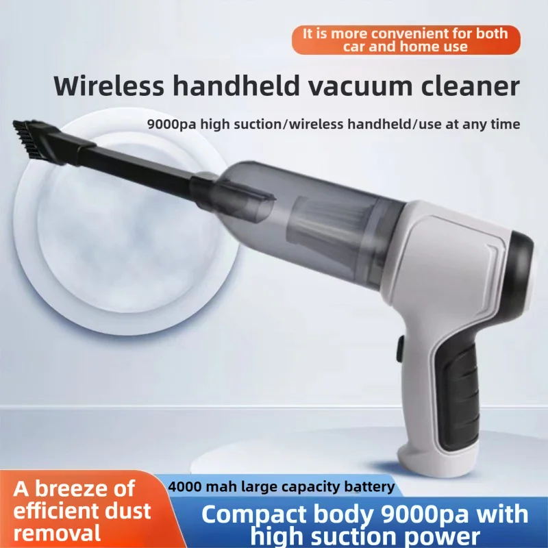 

9000Pa Wireless Car Vacuum Cleaner USB Charging 1200mAh Portable Cleaning Appliance Mini Wet And Dry Vacuum Cleaner Household