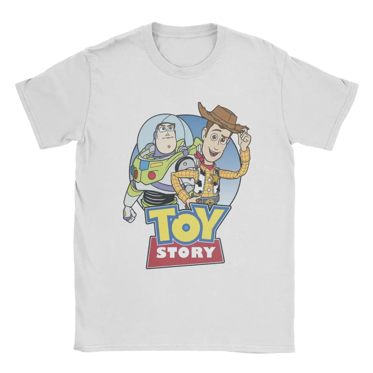 Toy Story Woody Buzz Lightyear Men Women T Shirt Funny Tees Short Sleeve Crew Neck T-Shirts 100% Cotton Gift Idea Clothes