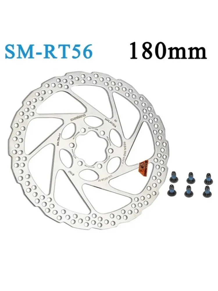 AliExpress NONE 1/2pcs 180mm 160mm Bicycle Disc Brake Rotor RT56 6 Bolts Bike Durable Parts Road Mountain Bike Brake Disk Bicycle Accessories