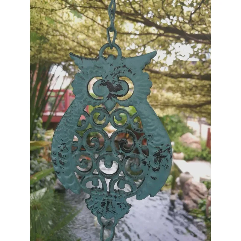 

Cast iron retro hanging wind chimes, garden garden decoration cast iron bells, creative hanging groceries