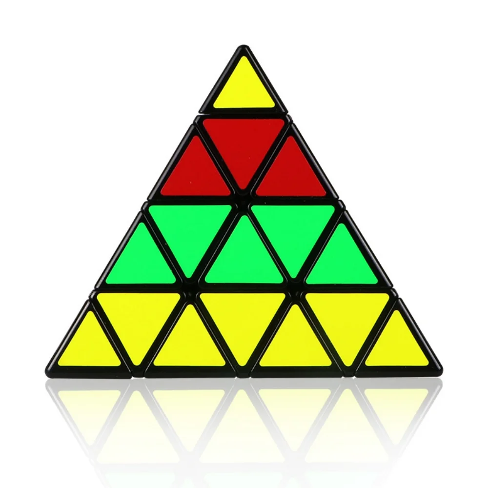 Qiyi MoFangGe 4x4x4 Pyramid Speed Cube QIYI Pyramid 4x4 Puzzle Magic 4x4 Puzzle Pyramid cube Children Education Toys