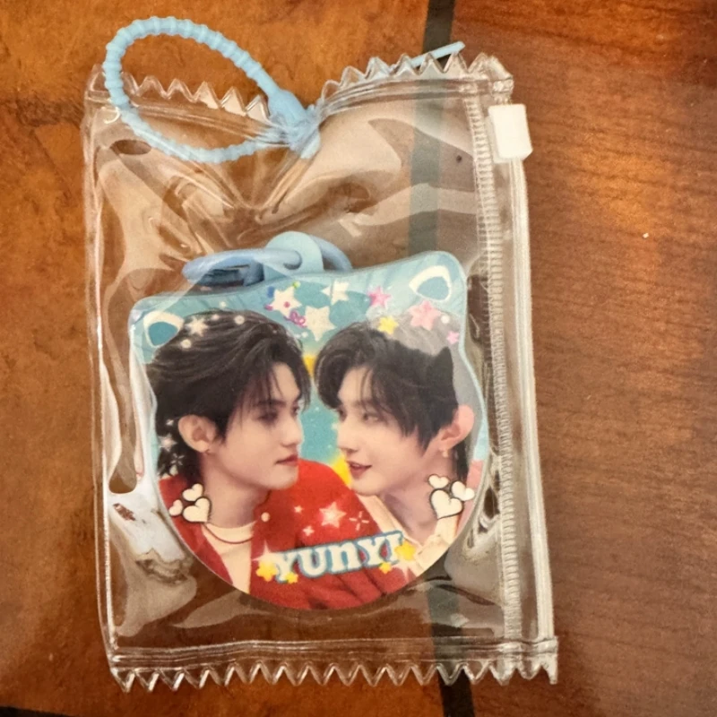Yunyi Xinghe Cat Ear Sound Badge Double Character Starry Voice Cute Pendant Bag Hanging Decoration Tv Pendant Collect Acg Gifts view 5