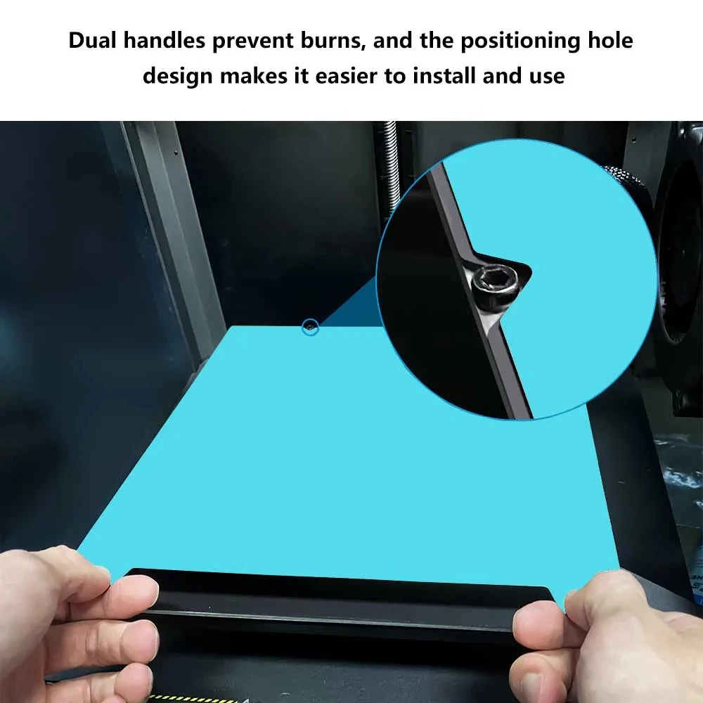 For Creality K1 K1C Build Plate Upgraded Glacier Cold Plate 235x235mm Steel Sheet bed For Ender 3 V3 SE/Ender 3 V3 KE/Ender 3 S1