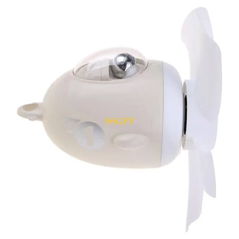 

96GF Household Remote Control Ceiling Fan Battery Powered Night Light USB Charging Fan for Outdoor Hiking Home