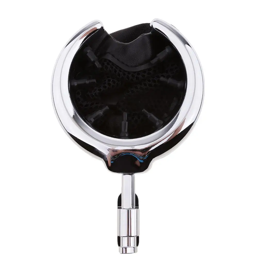 

Motorcycle Motorbike Handlebar Cup Holder Chrome Metal Drink for Models 7/8 Inch