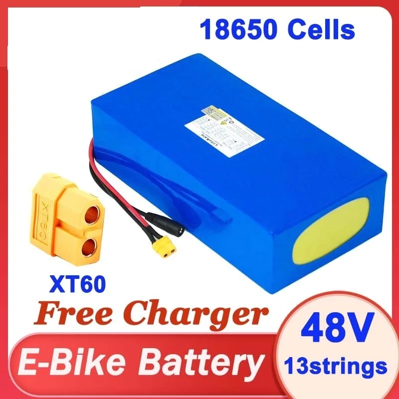 To 48V 32ah 1500W electric bike battery 48V 20ah 24ah 18ah 15ah 18650 lithium batteries for 54.6v750W 1000W ebike motor