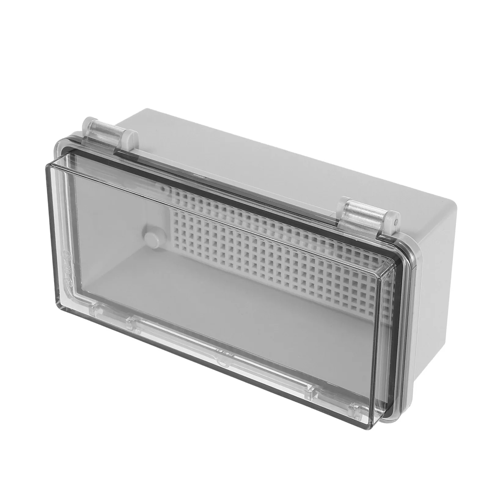Waterproof Electrical Junction Box Outdoor 19.9x9.9cm Weatherproof Flip Cover Secure Latch for Garden Lighting Construction