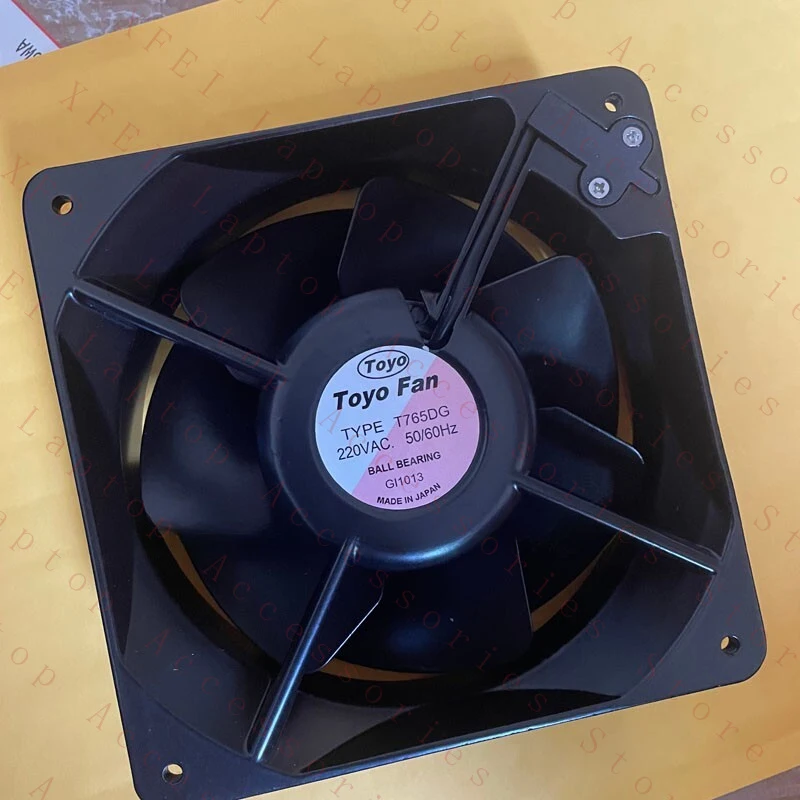 D  1pcs  FOR ROYAL T765DG 200V 16055 metal iron leaf high temperature axial fan
