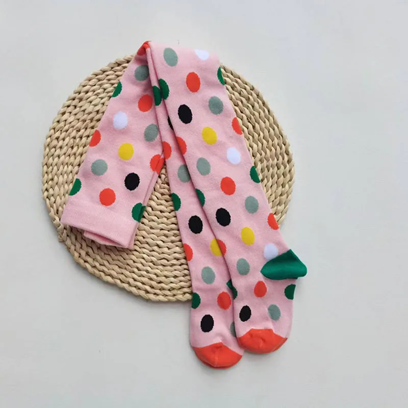 1 PCS  Cute Striped Love Heart Flower  Girls Tights Soft Stretchy Kids Pantyhose for  Little Girls Daily Dress Up