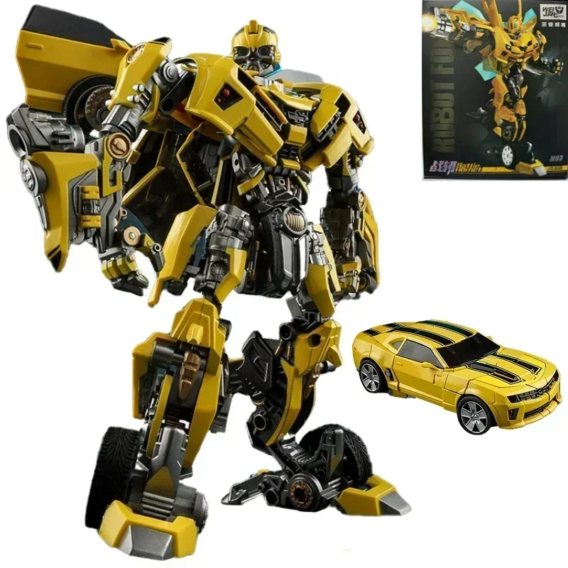 Weijiang Glaive bumblebee ของเล่นแปลงร่าง MPM03หุ่นยนต์แปลงร่างขนาด16ซม. โมเดลภาพยนตร์ของเล่น MPM03ตุ๊กตาขยับแขนขาได้ของขวัญสำหรับสะสม