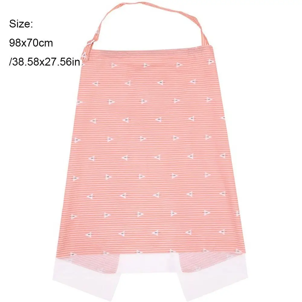 Practical Print Breastfeeding Cover Double Layer Mesh Outdoor Nursing Cover Cotton Feeding Cover Baby Stroller Blanket Mother
