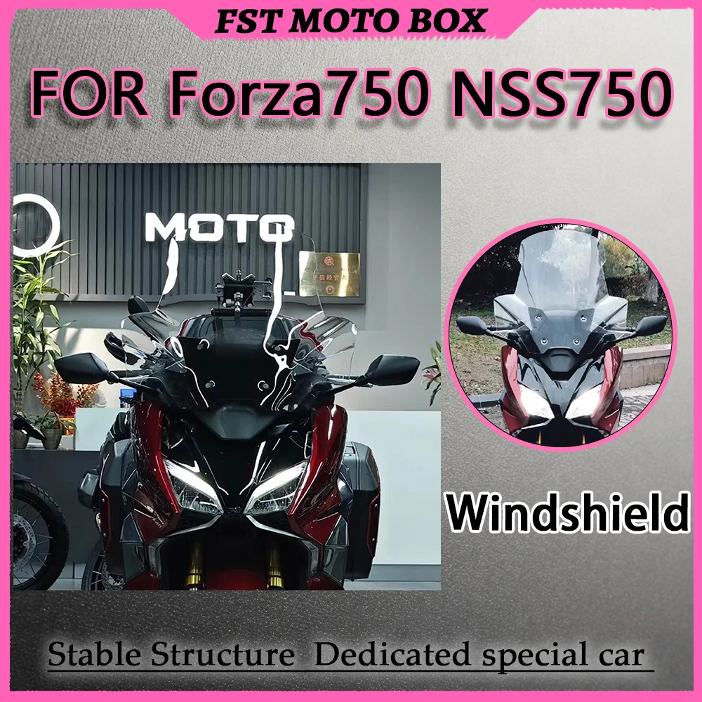 FOR Forza750 NSS750 High-Definition Windshield Panel Imported Uniform Light Transmission Zero Distortion Clear View