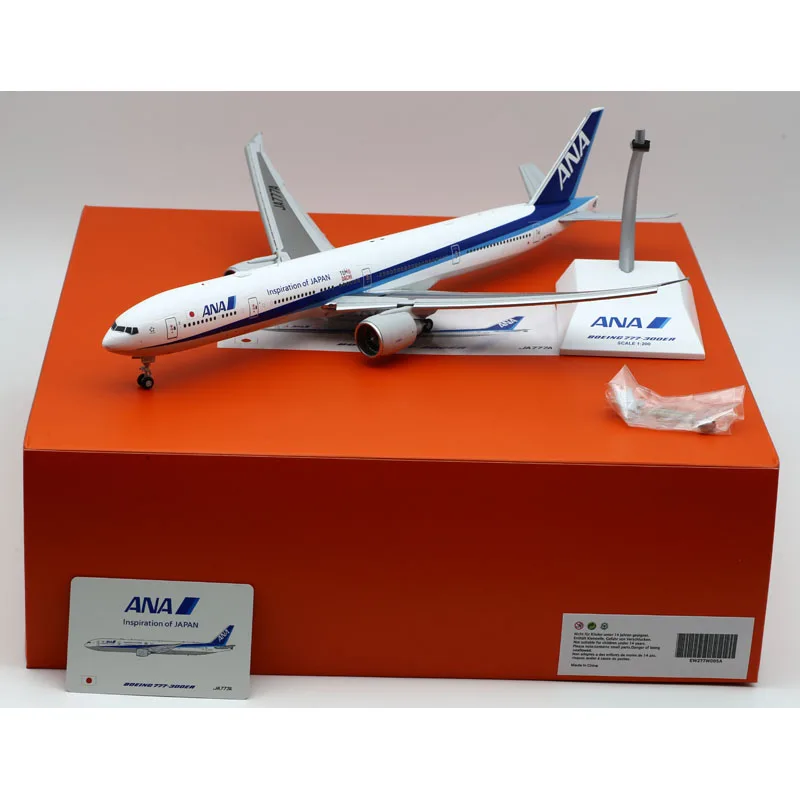 

EW277W005A Alloy Collectible Plane Gift JC Wings 1:200 ANA Boeing B777-300ER Diecast Aircraft Jet Model JA777A Flaps Down