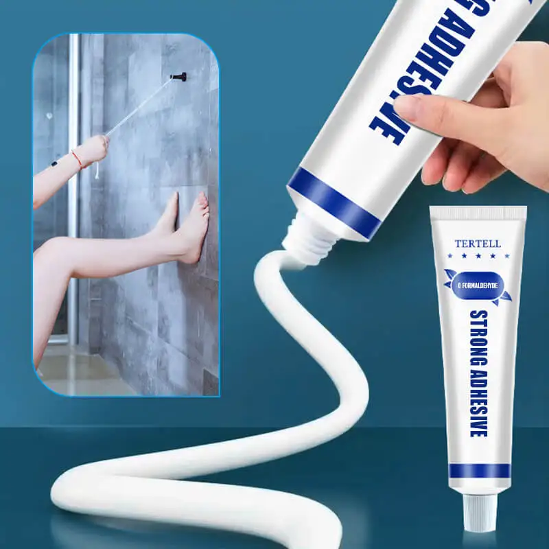 Nail Free Strong Glue Adhesive Waterproof Mold Proof Heavy Duty Mounting Adhesive White Instant Grab Adhesive