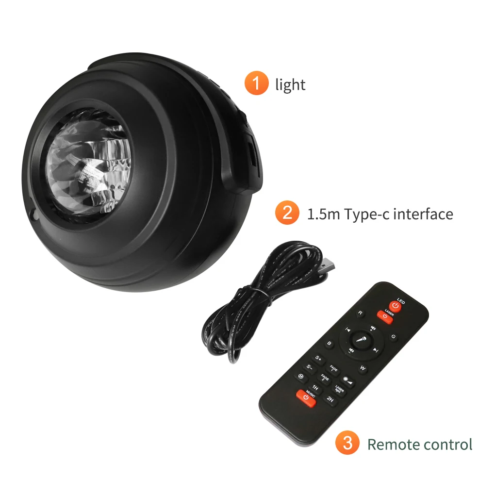 LED USB Starry Sky Projector Light APP Remote Control Galaxy Night Lamp Projector Lights Night Lamp For Kids Gifts Home Party