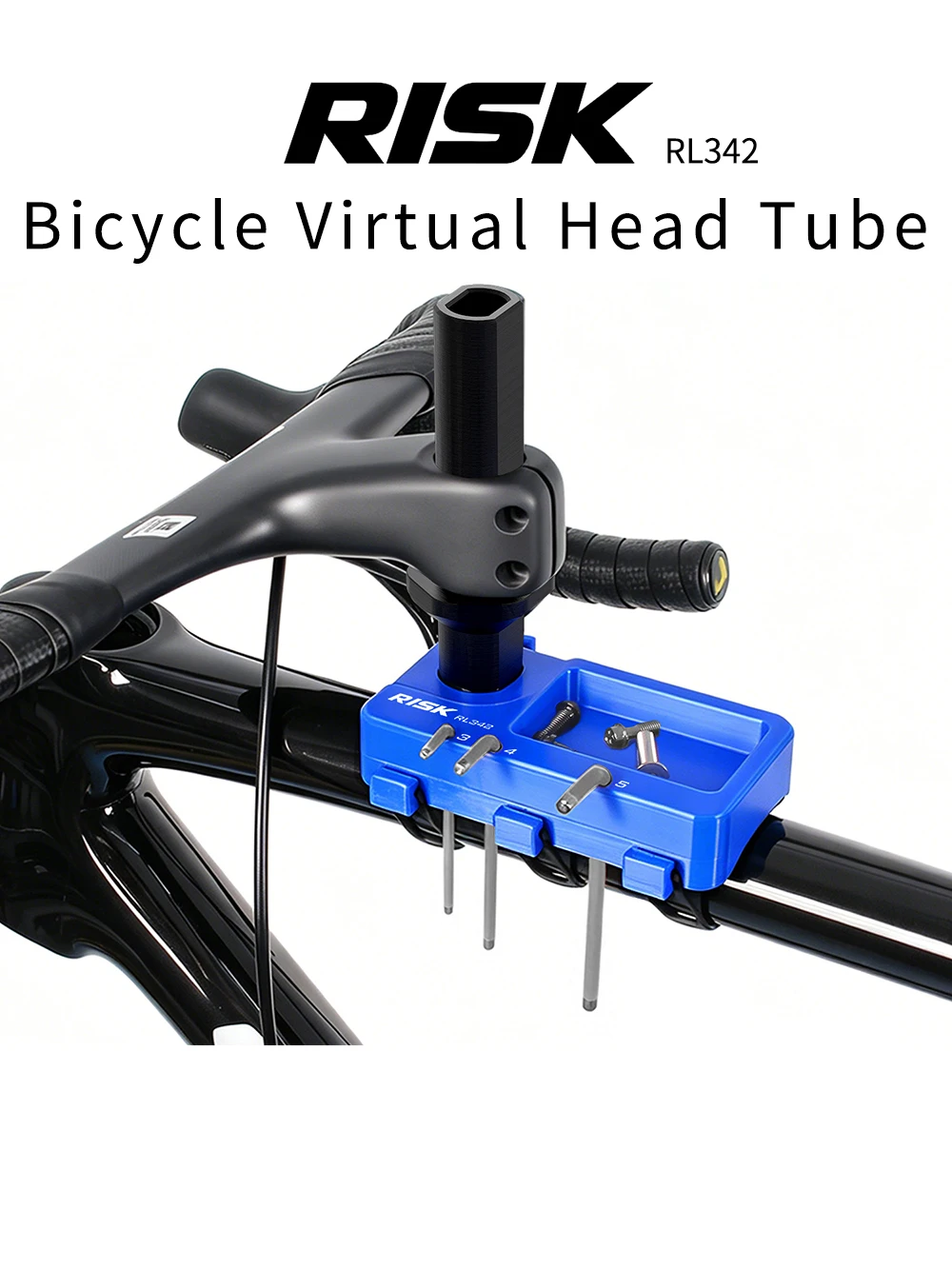 AliExpress NONE Risk MTB Road Bicycle Virtual Head Tube Repair Tool Rack for External Semi-internal Wiring Bike Screw Stem Cover Storage Bracket