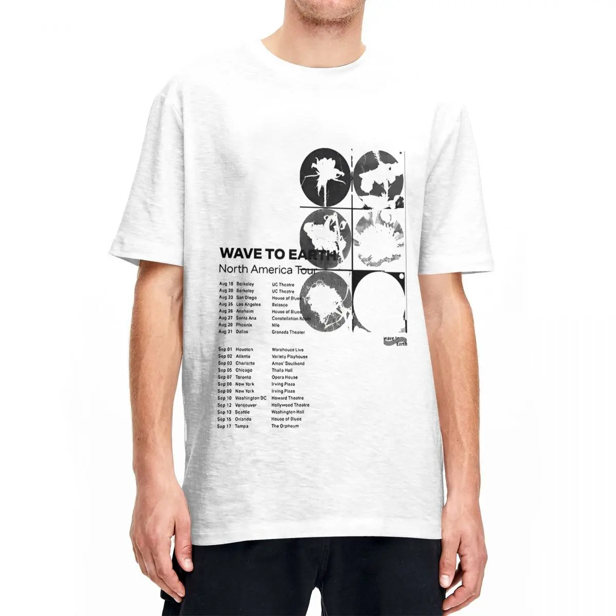 Casual Wave To Earth North America Tour Tshirts Unisex Cotton Short Sleeve Round Neck Summer Clothes image 2