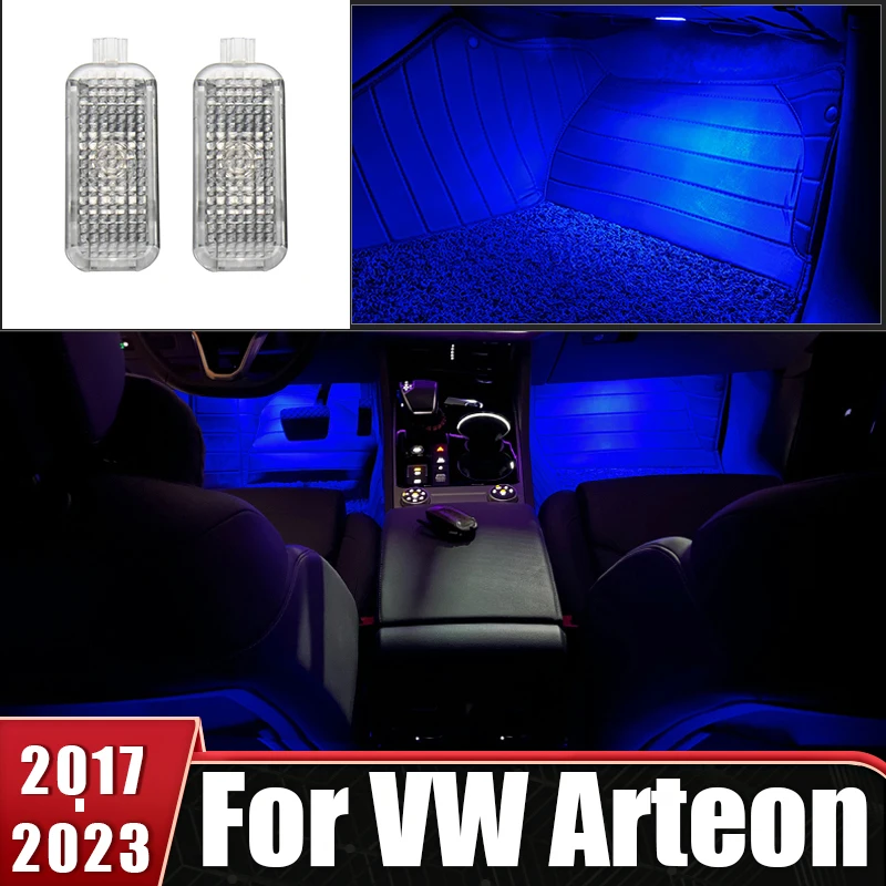 

For VW Arteon 3H 2017 2018 2019 2020 2021 2022 2023 LED Car Footwell Lamp Atmosphere Light Ambient Lights Interior Accessories