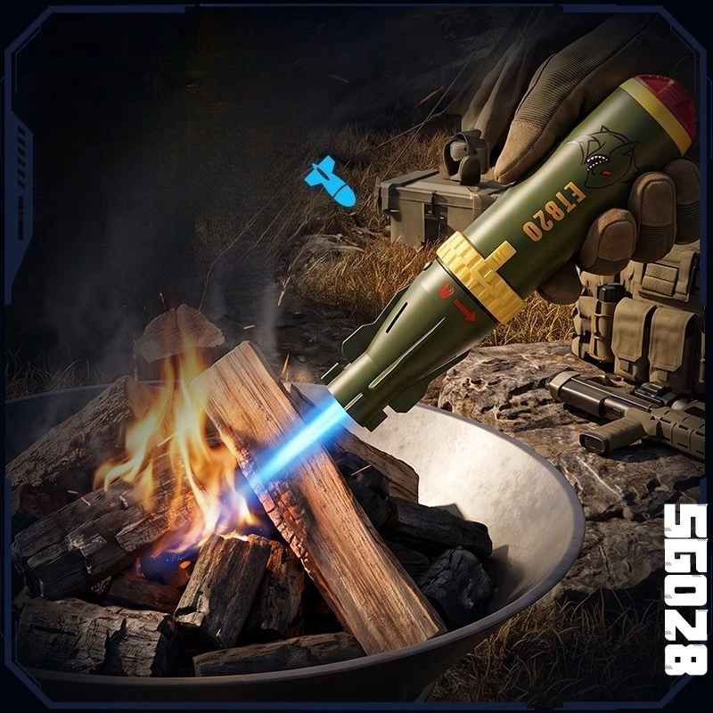 Bestselling Multiple Styles of Direct Injection Gun Inflatable Windproof Lighters, High-quality Welding Gun Igniters