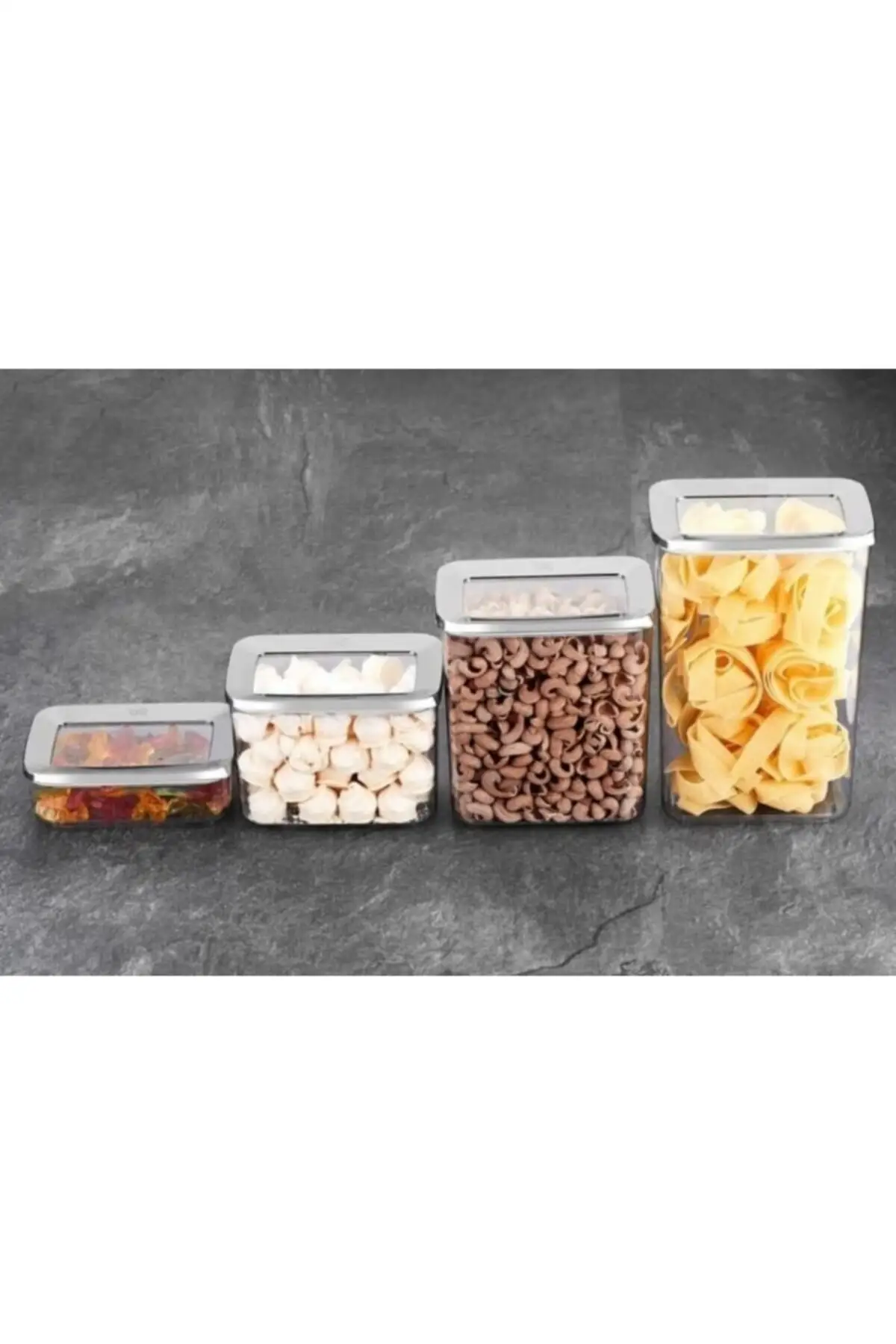 

DOLBOVI Vipahmet smoked 4-piece rectangular storage container