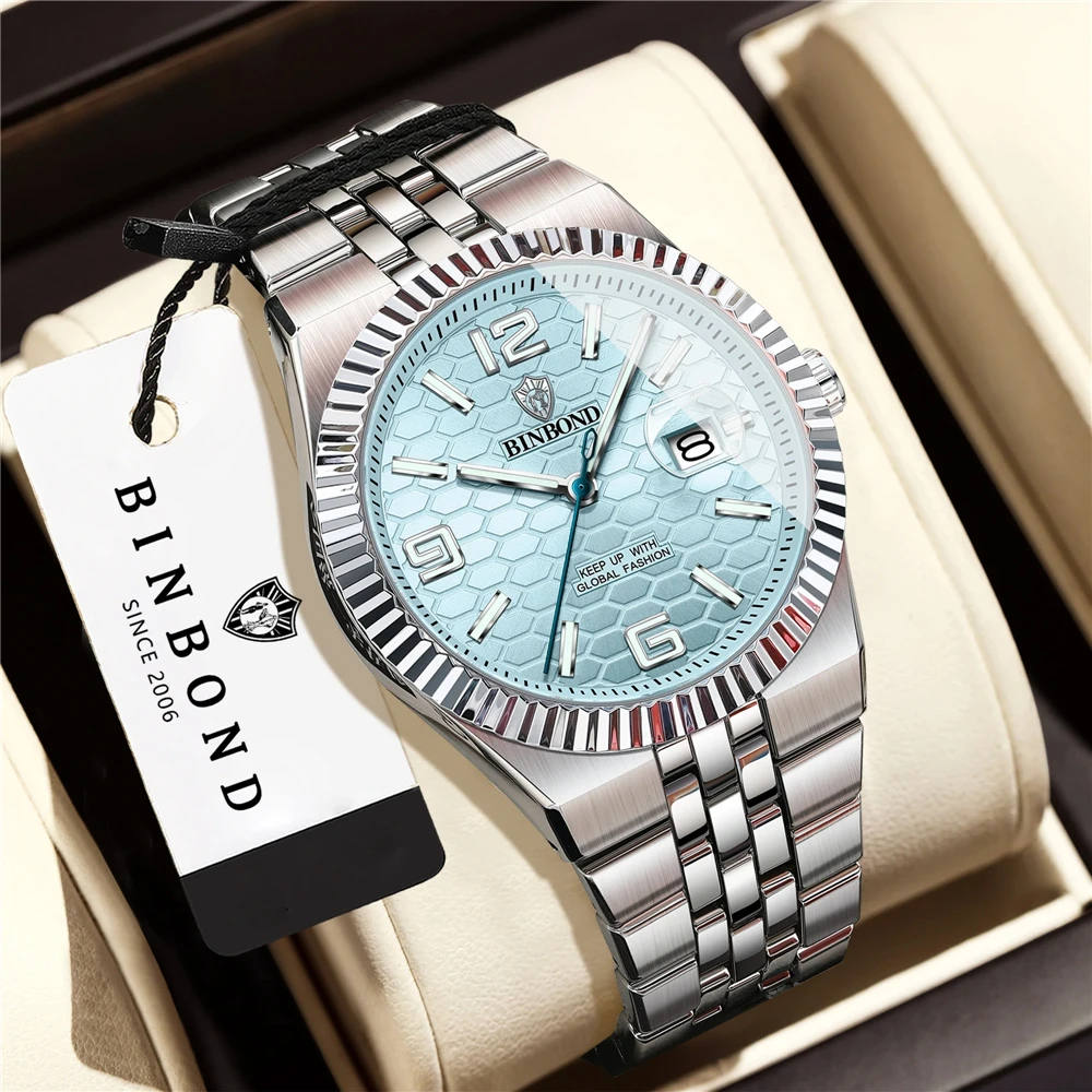 BINBOND New High Quality Fashion Quartz Wristwatches Swiss Brand Elegance Small Ladies Watches For Woman Luxury Watch Women Gift