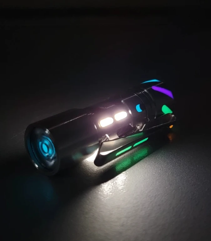 Lampe de poche à batterie EDC Sk03, synchronisation, 14500